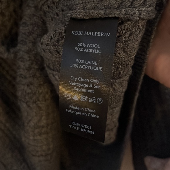 Kobi Halperin Gabbi Wool-Blend Pointelle Knit Jewel Sleeve Sweater - Picture 7 of 9